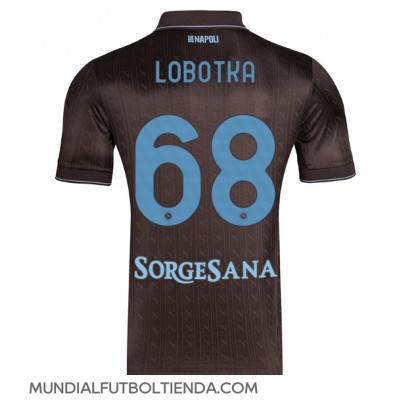 Camiseta SSC Napoli Stanislav Lobotka #68 Tercera Equipación Replica 2025-26 mangas cortas Camiseta SSC Napoli Stanislav Lobotka #68 Tercera Equipación Replica 2025-26 mangas cortas
